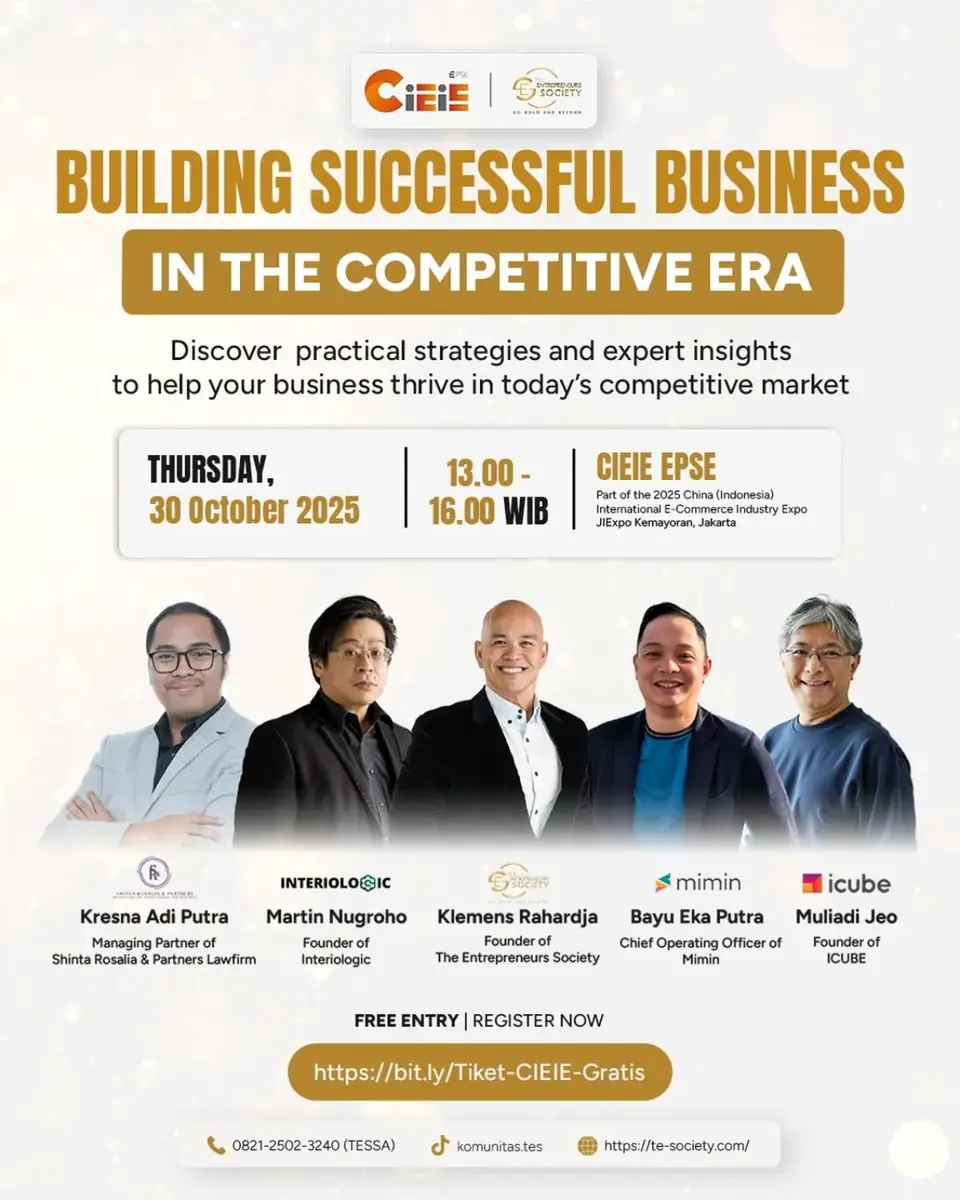 Community & speaking event – Bangun Bisnis Sukses di Tengah Persaingan Ketat!Temukan strategi praktis dan insight…